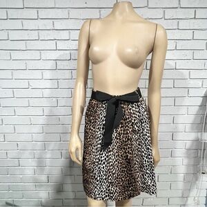 White House Black Market Women’s Animal Print Skirt